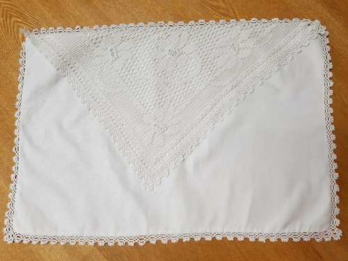 Antique white crochet - antique,